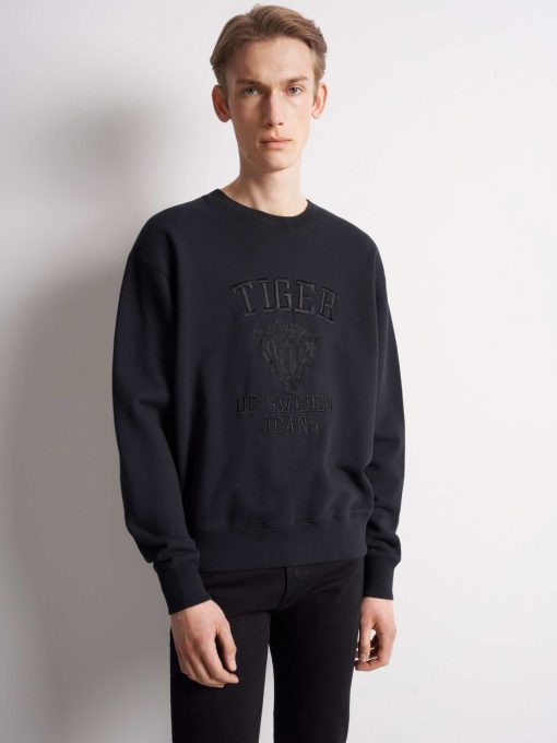 Tiger Jeans Zoab Emb Sweatshirt Black