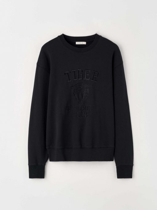 Tiger Jeans Zoab Emb Sweatshirt Black