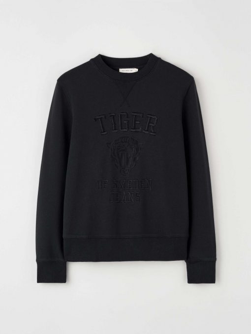 Tiger Jeans Riane Emb Sweatshirt Black