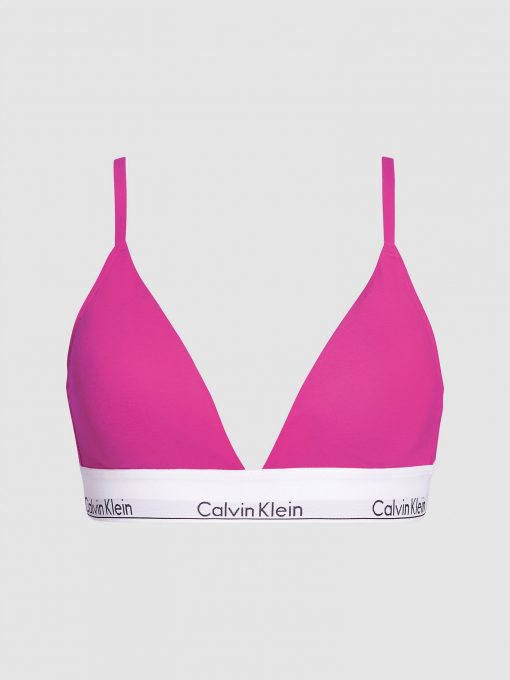 Calvin Klein Triangle Bra Bright Magenta