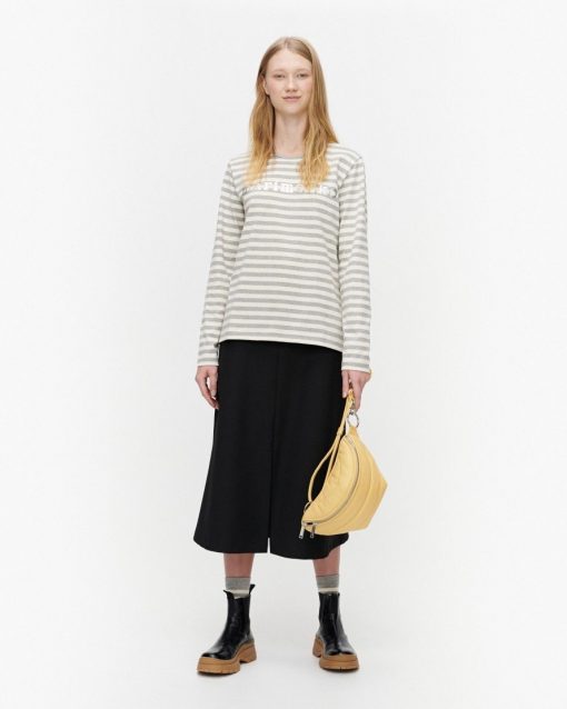 Marimekko Logo Mari T-shirt Grey
