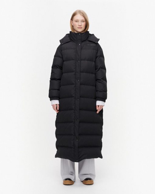 Marimekko Arnikki Solid Coat Black