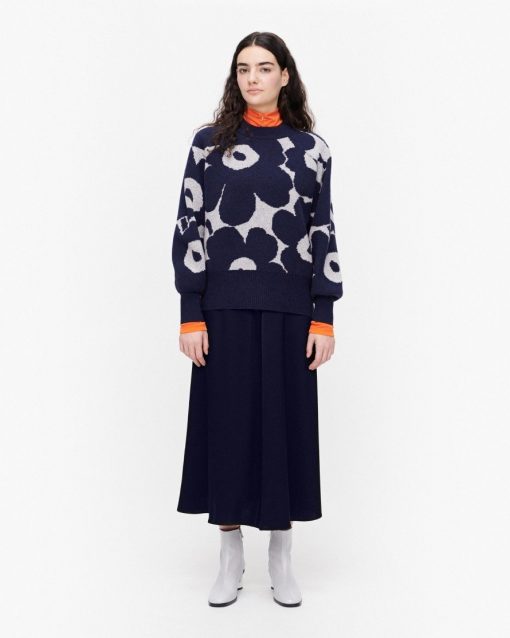 Marimekko Kietoa Unikko Pullover Blue