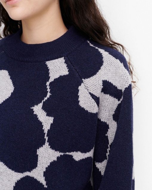 Marimekko Kietoa Unikko Pullover Blue