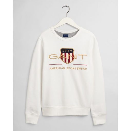 Gant Archive Shield C-Neck Eggshell