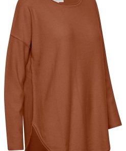 Part Two Iliviasa Pullover Hazel Brown Melange