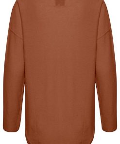 Part Two Iliviasa Pullover Hazel Brown Melange