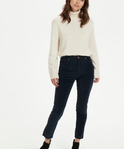 Part Two Silvia Velvet Pants Dark Navy