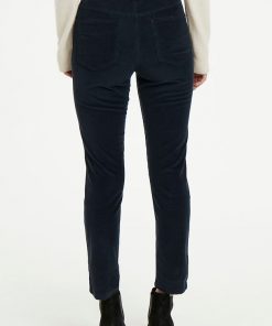 Part Two Silvia Velvet Pants Dark Navy