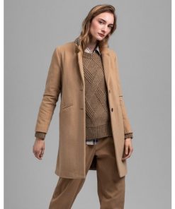 Gant Classic Tailored Coat Dark Khaki