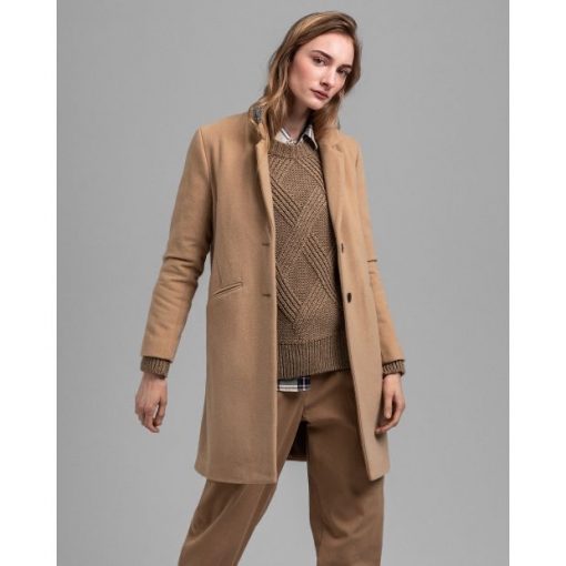 Gant Classic Tailored Coat Dark Khaki