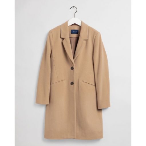 Gant Classic Tailored Coat Dark Khaki