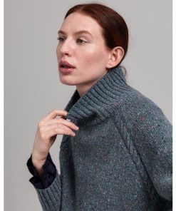 Gant Neps Cable Turtleneck Coronet Blue
