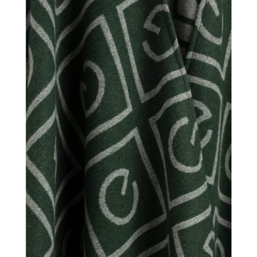 Gant Icon G Poncho Tartan Green