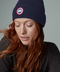 Canada Goose Arctic Disc Rib Toque Unisex Navy Heather