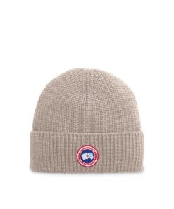 Canada Goose Arctic Disc Rib Toque Unisex Tan Heather