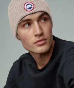 Canada Goose Arctic Disc Rib Toque Unisex Tan Heather