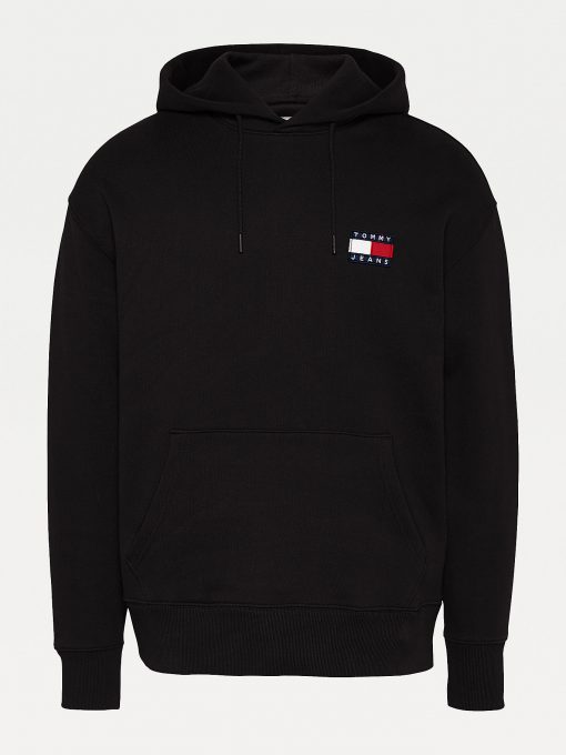 Tommy Jeans Tommy Badge Hoodie Black