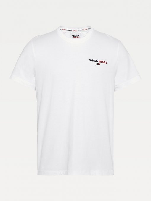 Tommy Jeans Chest Corp Tee White