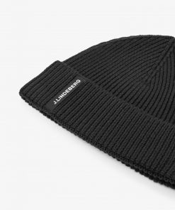J.LINDEBERG JUAN MERINO BEANIE BLACK