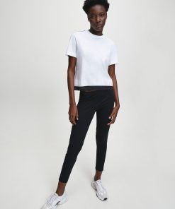 Calvin Klein Straight Logo T-shirt Bright White