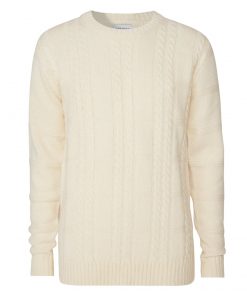 Les Deux Greene Cable Knit Off White