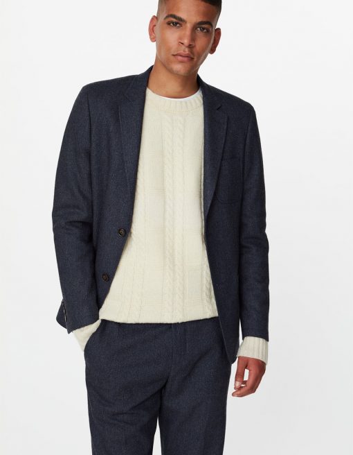 Les Deux Greene Cable Knit Off White