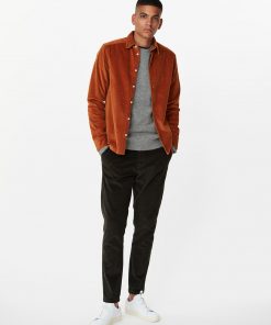Les Deux Felix HW Corduroy Shirt Rusty Brown