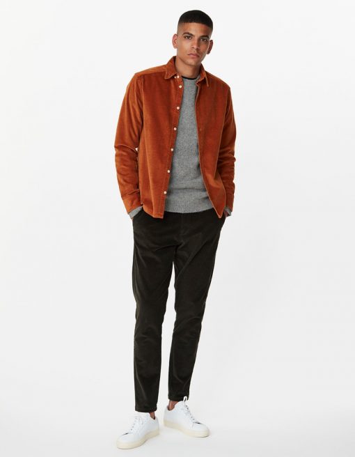 Les Deux Felix HW Corduroy Shirt Rusty Brown