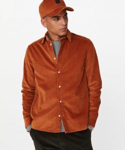 Les Deux Felix HW Corduroy Shirt Rusty Brown