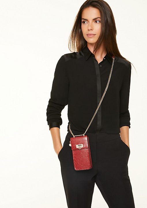 Comma, Phone Pouch Deep Red