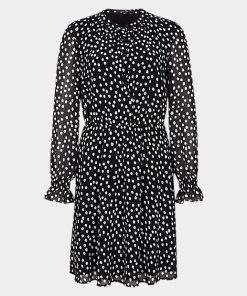 Comma, Dots Dress Black
