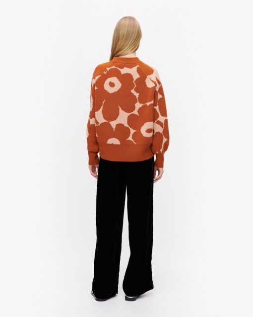 Marimekko Kietoa Unikko Pullover Terracotta
