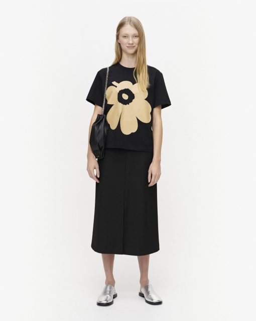 Marimekko Kapina Unikko T-shirt Black