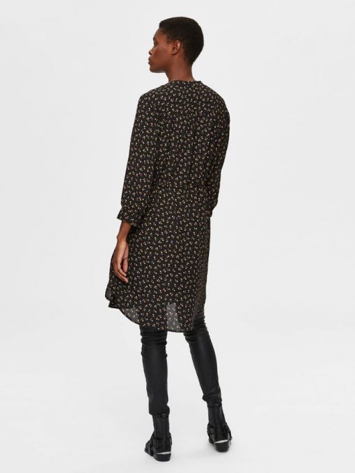 Selected Femme Damina Shirt Dress Black