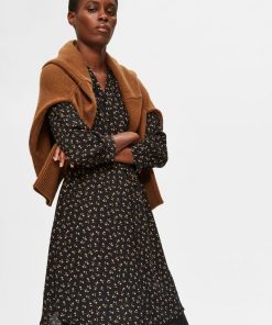 Selected Femme Damina Shirt Dress Black