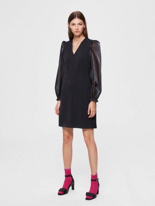 Selected Femme Jomena Dress Black