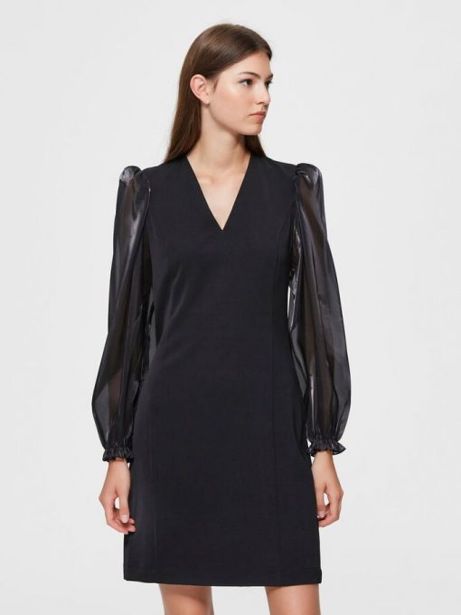 Selected Femme Jomena Dress Black