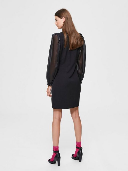 Selected Femme Jomena Dress Black