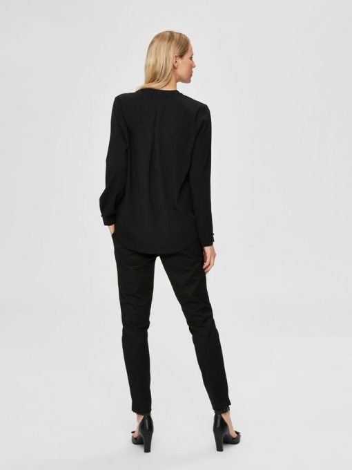Selected Femme Luna Top Black