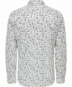 Only & Sons Sander Print Shirt White