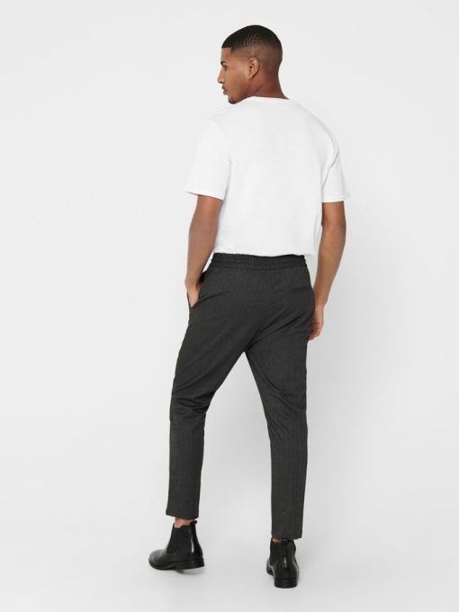 Only & Sons Linus Pants Herringbone Black