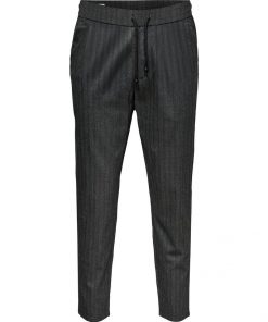 Only & Sons Linus Pants Herringbone Black
