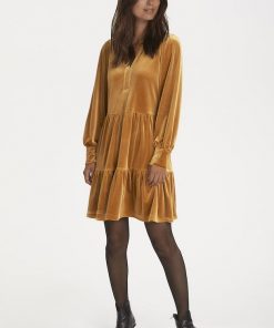 Part Two Viggase Dress Roasted Pecan