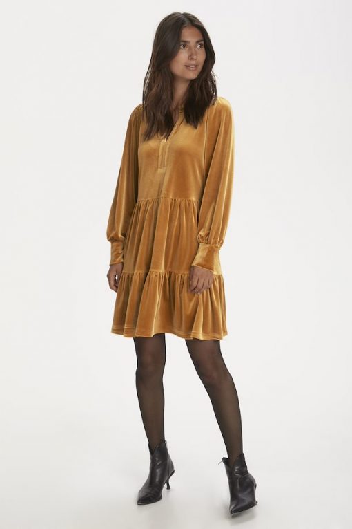Part Two Viggase Dress Roasted Pecan