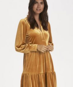 Part Two Viggase Dress Roasted Pecan