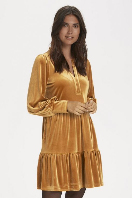 Part Two Viggase Dress Roasted Pecan