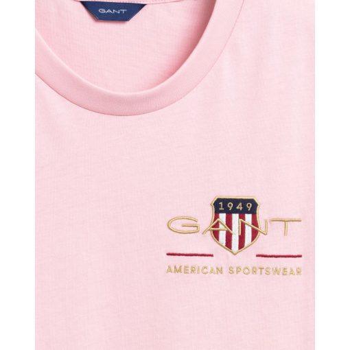 Gant Woman Archive Shield T-shirt Preppy Pink