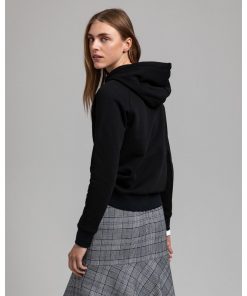 Gant Woman Shield Hoodie Black