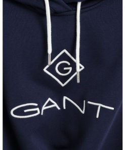 Gant Lock-Up Hoodie Evening Blue